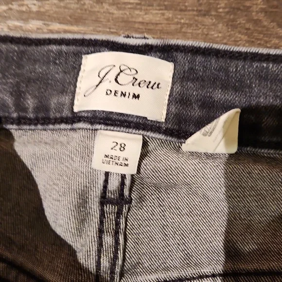 ❤️ J CREW HIGH RISE CURVY FULL LENGTH DEMI BOOT BOOTCUT JEANS, WASHED BLACK, 6 - Picture 8 of 12